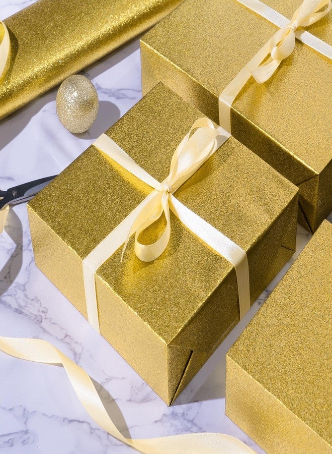 Rancco Glitter Wrapping Paper- Rose Gold/Silver/Gold/Dark brown Color Sparkle Paper for Christmas, New Year's Eve, Birthday, Wedding, Baby Shower, Party, Craft Paper Decor Gifts, 8PC,19.7''X 27.6'' - Image 4